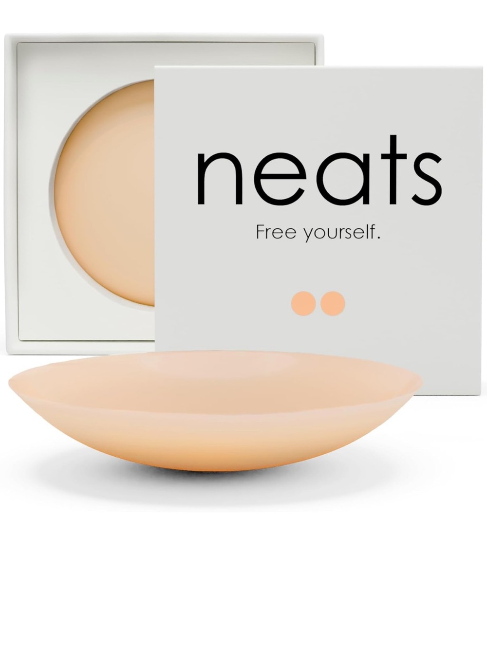 Neats Champagne Color Silicone Nipple Covers - Adhesive Breast Petals